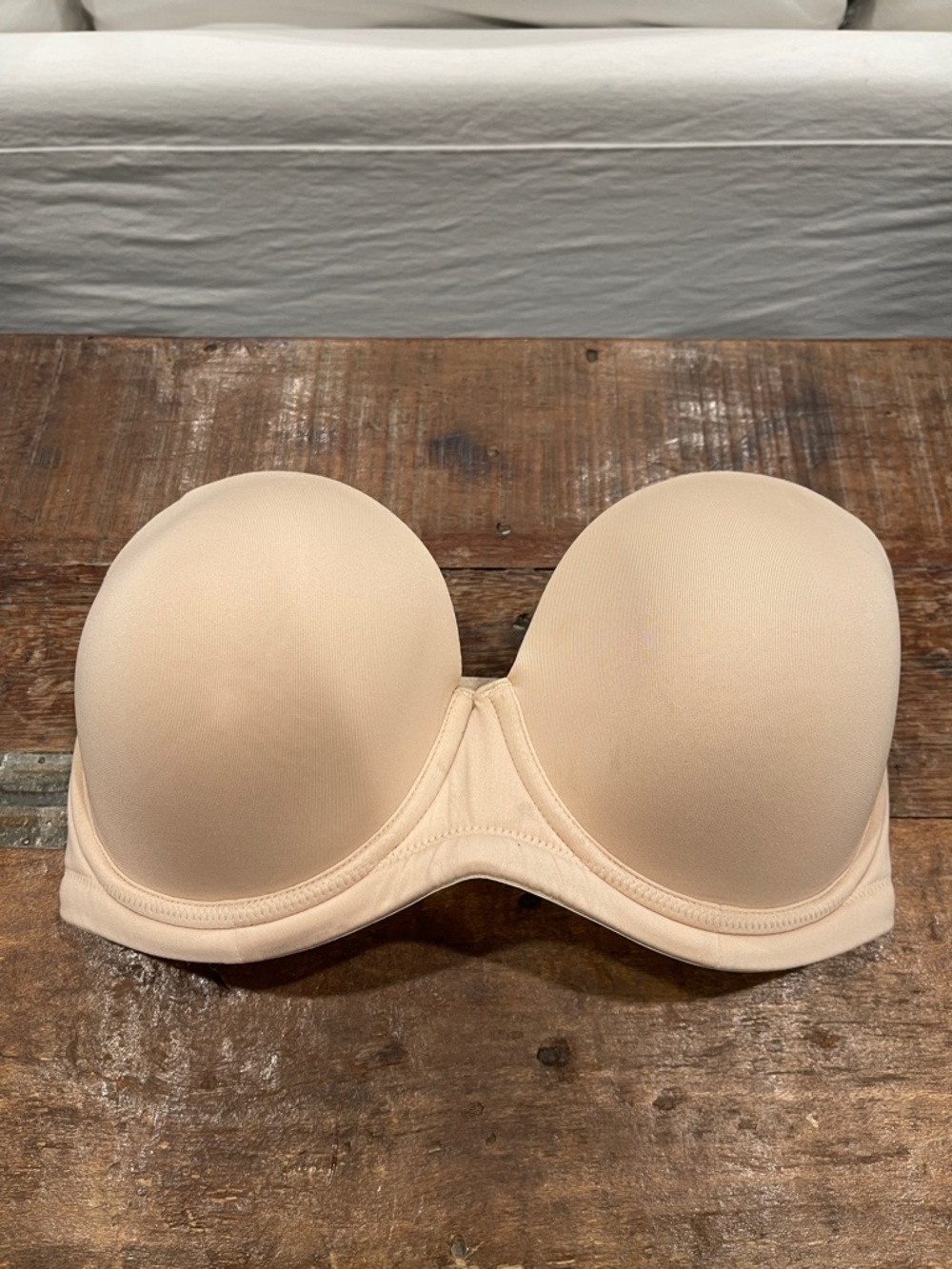 Wacoal-Strapless Seamless Nude Push-Up Bra 32DDD